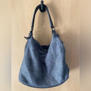 Buttery Italian leather handbag.